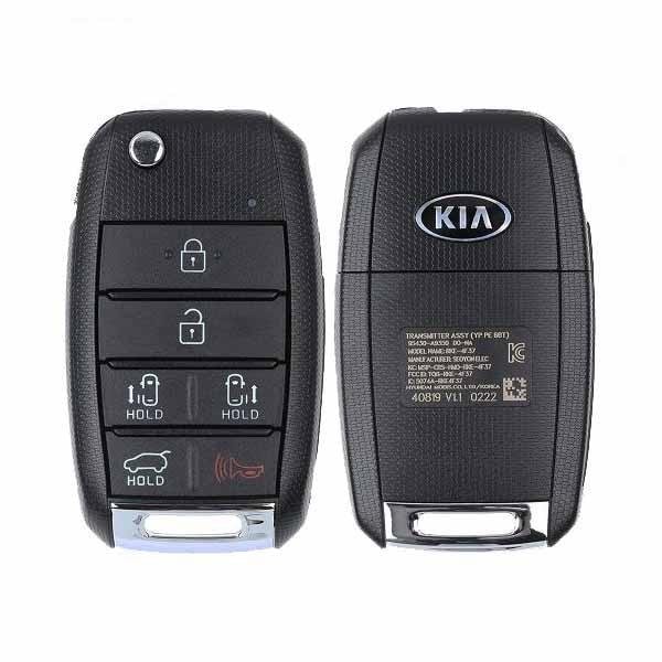 Oem 2019 KIA SEDONA 6 BUTTON FLIP KEY TQ8-RKE-4F37 (YP PE 6BT) PN 95430-A9350 RFK-KIA-9350 - main